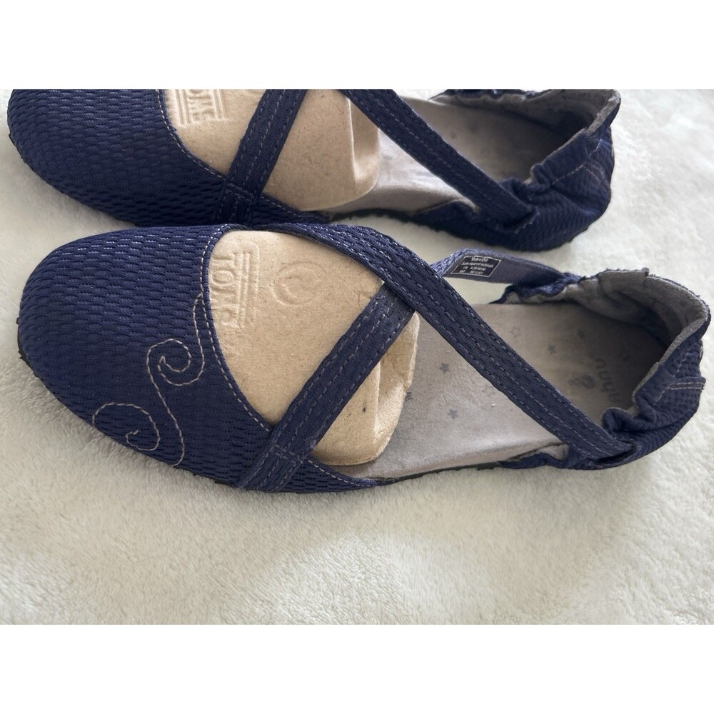 Ahnu Women's Good Karma Mesh Ballet Flats Mary Jane Shoes Size 8 Blue Vegan - Picture 2 of 9